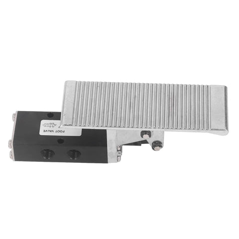 G1/4In Easy Install Pneumatic Foot Pedal Valve 5 Way 2 Position Heavy Duty Aluminum Alloy Air Pressure Control Valve