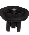 Durable Nylon Luggage Caster Wheels Replacement Pair, 360 Degree Swivel Suitcase Wheels for Travel, front view