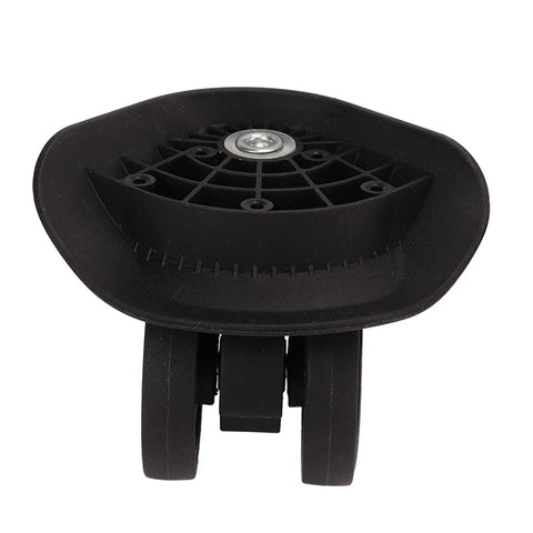 Durable Nylon Luggage Caster Wheels Replacement Pair, 360 Degree Swivel Suitcase Wheels for Travel, front view