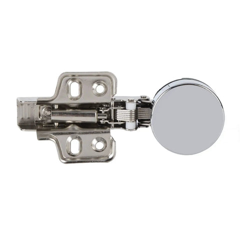Stainless Steel 201 Glass Door Damping Hinge With Hydraulic Soft Close System For Cabinets And Bookcases, Silent Self Closing