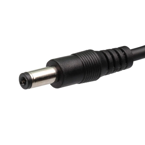 Close-up of DC connector for 54.6V 1.5A 48V Battery Charger For Lithium Ion 13S Power Supply Replacement Charge With Universal 100-240VAC Input CC CV Regulation Low Ripple Plug And Play For JetsonHaze 48V System