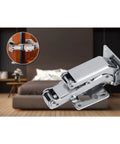 Beefy Heavy Duty Cabinet Hinges With Carbon Steel Build 150-170 Degree Adjustable Wide Opening Hydraulic Cupboard Hinges For Thick Doors 16-40mm With Screws