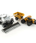 One Sixty Fourth Scale AGCO Harvesting Set With Gleaner A86 Combine And Front Dual Headers Challenger MT975E 4WD Diecast