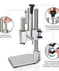 Pro Grade Heavy Duty Aluminum Alloy Manual Punching Press For Precision Riveting, Punching, Cutting, And Sealing In Electronics