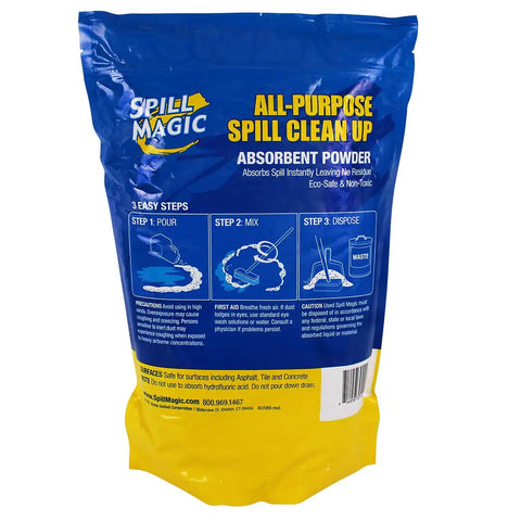 All Purpose Spill Absorbent Powder 3 Lb Bag For Quick Cleanup Absorbs Liquids Instantly Lightweight And Easy To Use Just Pour Mix Dispose Keeps Surfaces Dry And Slip Free High Performance Spill Control For Worksites