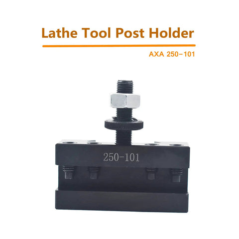 Lathe Tool Post Holder AXA 250-101 from Six Piece AXA Wedge Type Quick Change Tool Post Set For Lathe 12 Inch Swing Dia