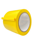 Top Shelf Yellow Vinyl Marking Tape 4 Inch By 36 Feet Heavy Duty Safety Floor Tape For Warehouses And Gyms rolled up yellow vinyl tape