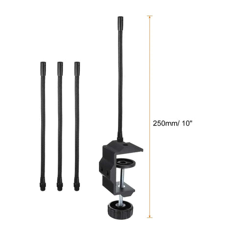 Pro Soldering Helping Hands Third Hand Solder Tool Clamp Stand with 10-inch Gooseneck Arms for DIY hobby welding.