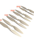 Pair Of RC Propellers 8X4.5 9X4.5 10X4.5 11X4.5 Inch CW CCW Two Vane Glass Fiber Nylon Hybrid Propellers with Grey Coating