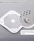 A Total Game Changer 3 Pack Silicone Drain Catchers For Sink And Tub Reusable Hair Strainers With Mesh Filter have a suction-cup base.