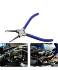 17cm Fuel Filter Hose Disconnect Pliers For Automotive Fuel Line Repair And Hose Clip Release Durable Steel Tool with blue handles