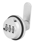 Combination Cam Lock With 3 Digit Password For Drawers Cabinets And Letter Boxes Made From Zinc Alloy Steel Durable Security With No Fuss Easy Setup Instructions Silver Finish