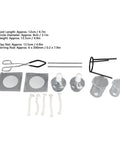 Durable Chemistry Lab Kit With Beaker Set For Students Classroom Demonstrations And Heating Experiments Thick Glass 150ml And 250ml Beakers Safe Non Slip Hands On Science Tools items
