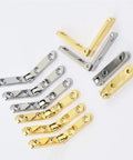 10 Pieces Zinc Alloy Hinges For Small Wooden Boxes With 95 Degree Opening Angle Durable Jewelry Tea And Watch Box Hardware Set Includes Screws Compact 30x30x6mm
