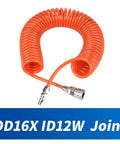 Pro Grade Polyurethane Coiled Air Hose With Twist Free Swivel End Fittings Grease Resistant Pneumatic Spiral Tube for Air Compressor.