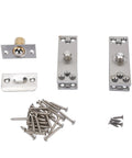 Hidden Door Hinge 360 Degree Pivot Beefy Heavy Duty Concealed Hinge For Bookcase And Murphy Doors 220 Lb Load Bearing Stainless Steel