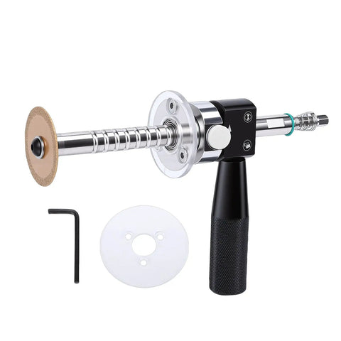Internal Pipe Cutter Tool With Four Inch Scale And Adjustable Depth Gauge For Precise Clean Cuts On PVC ABS And Plastic Pipes