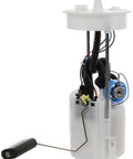 Rock Solid Fuel Pump Module Assembly Replacement To Zero Out Fuel Pulsation, showing internal wiring and fuel intake.