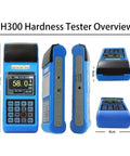 Pro Grade Digital Leeb Hardness Tester For Portable Steel And Metal Alloy Gauging with LCD screen and blue casing