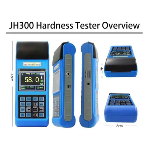 Pro Grade Digital Leeb Hardness Tester For Portable Steel And Metal Alloy Gauging with LCD screen and blue casing