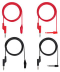 Stackable Banana Plug To Test Hook And Alligator Clip Leads Kit For Multimeters Flexible Silicone Wires