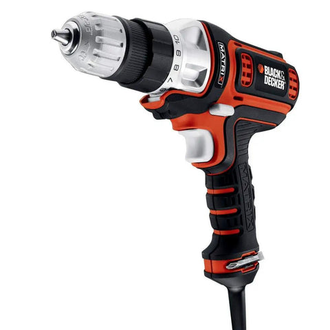 Matrix Quick Connect System Drill Driver With Tool Free Attachments Powerful 4 Amp Corded Drill Compact Lightweight Design For DIY Projects