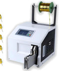 Plug And Play Automatic Twist Tie Packing Machine With Five Premium Gold Metallic Wire Rolls, heavy duty design with digital controls.