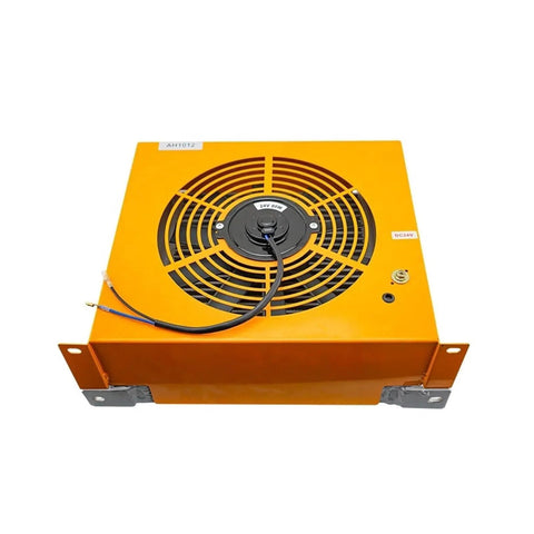 Excavator Hydraulic Oil Cooler And Air Cooling Heat Exchanger In Lightweight Aluminum Alloy For Quick Efficient Cooling And Water Oil Separation Prevention AH1417 Air Fan Cooling