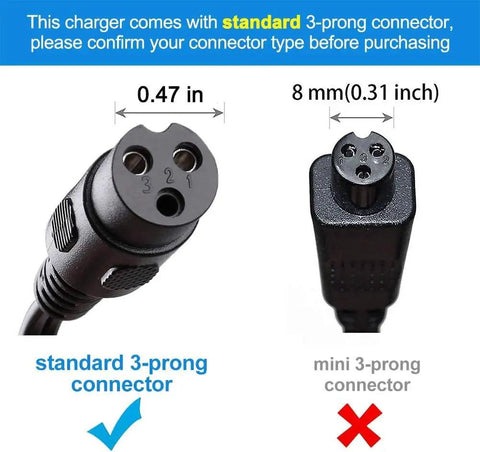 24V Replacement Charger For E100 E200 E300 E500 MX350 Dirt Bike Pocket Mod Motorcycle Quad ATV Safe Fast Charge For Electric Scooters And Ride Ons Compatible With Part W13112099014