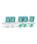 Upgraded Water Inlet Valve Assembly For Front Load Washers DC97-15459G with 5-port solenoid and white plastic casing