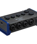 AMS-44 USB Audio Interface For Musicians And Podcasters With Four Inputs And Four Outputs Loopback Direct Monitoring Bus Powered