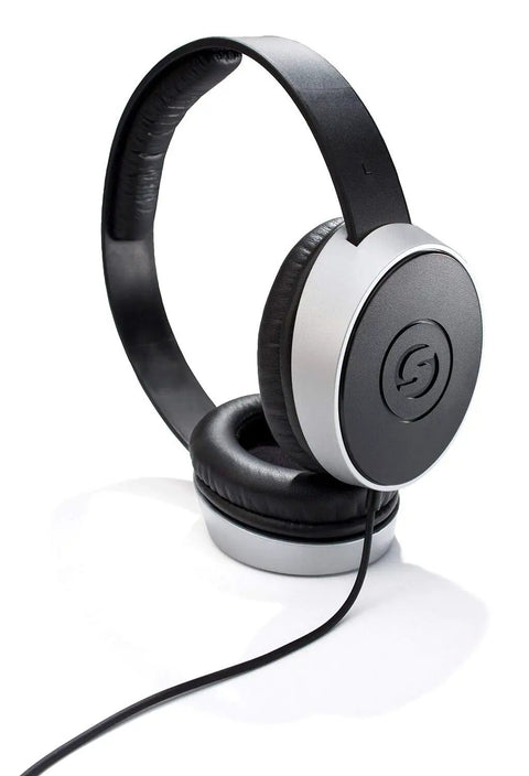 Premium Closed Back Studio Headphones Featuring 40Mm Rare Earth Drivers deliver crystal clear audio with a sleek black design.