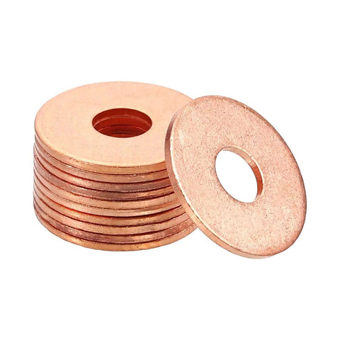 Sweet Copper Flat Washers Screw Kit For Bolt And Nut Replacement Fits Metal Machine Repair 25 Pcs 22X28X15MM hardware fasteners