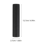 Ergonomic Lifting Handle Covers For Dumbbells And Barbells Non Slip Plastic Grips, Easy Clean Black Finish, 12.7cm x 2.7cm