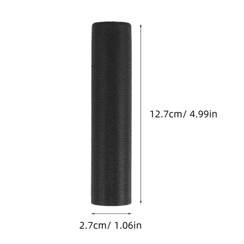 Ergonomic Lifting Handle Covers For Dumbbells And Barbells Non Slip Plastic Grips, Easy Clean Black Finish, 12.7cm x 2.7cm