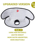 Upgraded Potty Training Car Seat Protector With Waterproof Liner And 5 Layer Absorbent Pad in grey