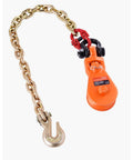 2-Ton Snatch Block With G80 Chain And Swivel Shackle 3 Inch Sheave For 3/8 Inch Wire Rope Heavy Duty Tow Truck Recovery Pulley