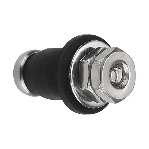 Water Level Screw In Probes For RV Tanks Three Eighths Inch Nut Two Pack Rust Resistant Water Level Sensors For Fresh Water Gray Water And Black Water Tanks No Fuss Quick Install, close-up single probe