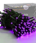 Purple 66 Foot 200 LED String Lights With 8 Modes For Indoor And Outdoor Christmas Tree Wedding Party Decor End To End Connectable Up To Four Sets Lit Fairy Glow For Any Event
