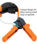 Heavy Duty Insulated Pliers Crimper Tool Kit With 80pcs Connector Housing And Ferrule Terminal Wire Strippers For Tight Spot Jobs In Electrical Wiring Repair And Maintenance Tasks, orange handles