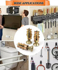 Heavy-Duty 6x14mm Wall Expansion Plug And Self-Tapping Screw Anchoring Kit For Solid Stone Drywall And Concrete installations.