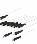 10 Pieces Piezoelectric Igniter Replacement Kit With Copper Contacts For Universal Electronic Igniter For Gas Stoves Ovens Burners Heaters Fireplaces And Spray Gun Lighters Repair Easy Install No Fuss, showing black igniters with copper tips and wires