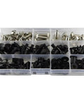 GSXR1000 2005 2006 Full Fairing Bolt Kit For Suzuki Complete Silver Hardware Set With Nuts Washers Screws And CNC Machined Bolts Easy Install All In One Motorcycle Bolt Kit For Clean Secure Fairings Ride Ready, silver bolts in storage case