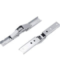 Easy Install Kitchen Cabinet Folding Door Hinges Set Two Pack 90 Degree Frame Mount Solid Cold Rolled Steel Nickel Plated