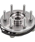 Front Wheel Bearing Hub Assembly Set For 2015 2016 2017 Ford F150 RWD With ABS 6 Lug 2WD Front view premium aftermarket replacement