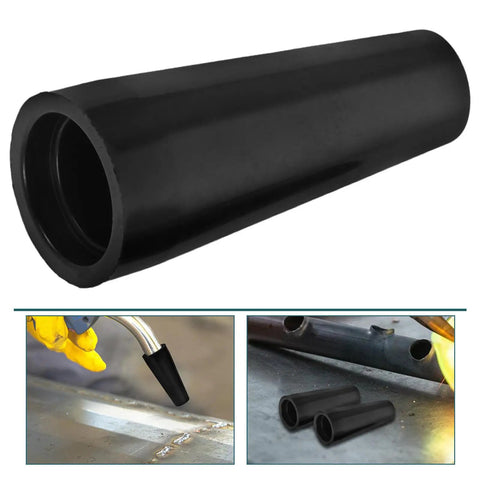 Top Notch Welding Nozzle Tips And Connecting Rods For Mig Torch Gas Shielded Arc Jobs Easy To Use Design, tough black plastic build.