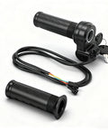 Full Twist Throttle For Q20 And Q20 Pro Lite Ebikes 3 Pin Universal Waterproof Throttle With 2 Keys, wiring, and grip components