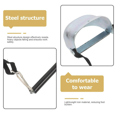 Built Different Steel Toe Caps For Work Boots That Lock Down Your Toes On The Daily Heavy Duty Overshoe Cover For Men And Women Crafted Tough For The Long Haul Site Ready Protection, showing steel structure and comfort features.