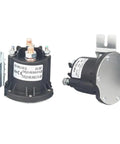 Heavy Duty Forklift Relay Start Switch And Electric Stacker Oil Pump Contactor 12V 24V showing two contactor units with metal brackets.