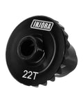 Overdrive Helical Gear Set 12T 22T For TRX4M Front And Rear Axles In 1 18 RC Crawler, CNC Machined 20CrMo Alloy Steel Gears 22T close-up